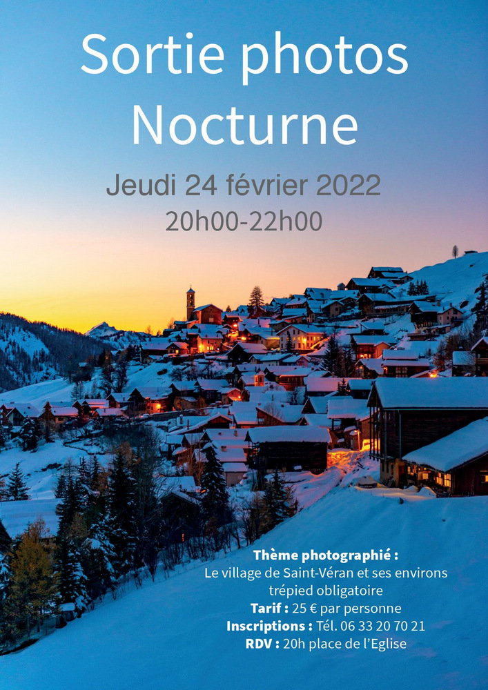 Affiche sortie nocturne 240222